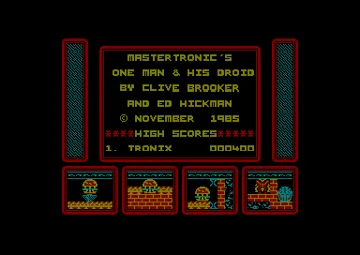 One Man And His Droid (UK) (1985) screen shot title